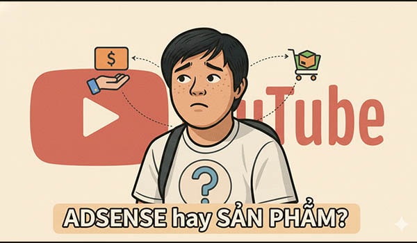 kiem tien adsense hay ban san pham tren youtube